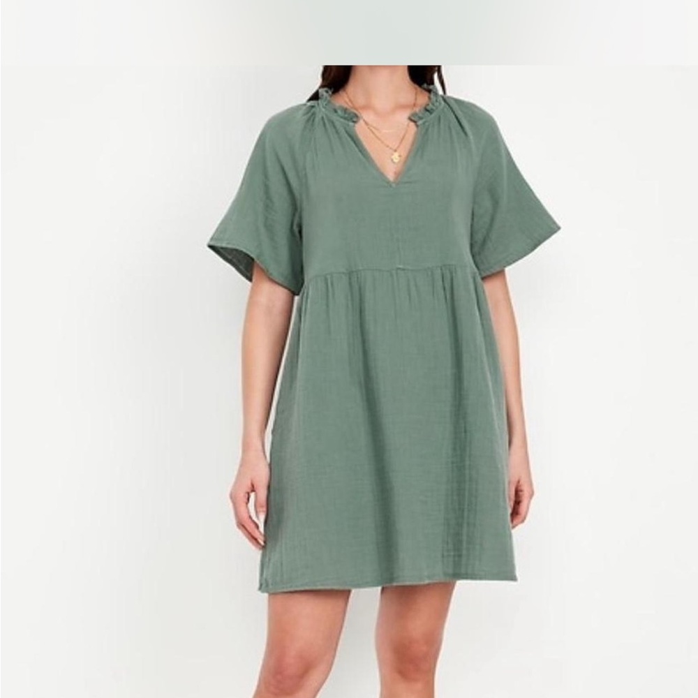 Old Navy Green Mini Dress